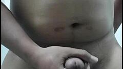 Beautiful Filipina girl has sensual video call sex in dorm