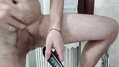 i shave my dick but then get excited and cum