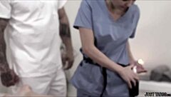 casual story of old guy getting too close to cute teen 18+ brunette's vagina