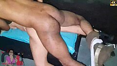 Young black man fills my pussy with cum after hot sex!