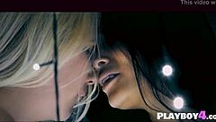 What happens when two sexy lesbian milfs dive into fingering and intense pussy licking action?