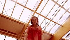 hey check out hot deniska stripping bikini underwater naked by the pool