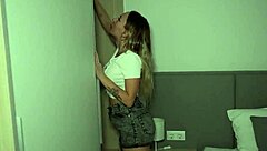 Her pussy squirts wildly in intense doggystyle pounding action!