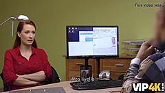 hey, check out this czech agent banging busty redhead isabella lui for cash