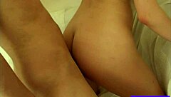 I feel so excited sharing my first time with girlfriend and roommate in college dorm bedroom.