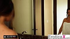 Lusty babe Scarlett Alexis finally gets her roommate's cock in doggystyle