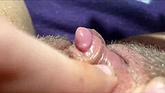 Intense Vaginal Orgasm With Big Clit Close-Up Masturbation