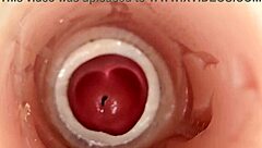 camera dives deep inside wet pussy capturing huge squirting cum load explosion 💦🍆