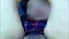 Beautiful Filipina girl has sensual video call sex in dorm