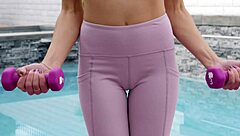 Personal Trainer Tests Eva Longs Tight Pussy Endurance With Monster Cock Riding And Doggystyle