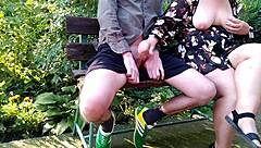 Look at my horny mother-in-law's big natural tits bouncing wildly