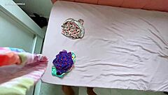 I hired a maid and she teased me with those tight shorts!