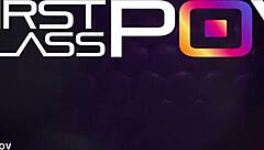 Short-haired babe Madison Quinn eagerly swallows a hot mouthful of cum after intense action