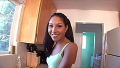 Do you wanna fuck this slutty brunette in stockings?