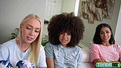 Will Petite Brunette Teens Braylin Bailey Camila Cortez Nina Diaz Ride Monster Cock In Wild Slumber Fuck Fest Or Beg For More