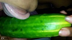 i am mel and this is my personal fun with a fresh cucumber for relaxation