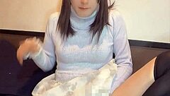 I feel so connected to this cute japanese ladyboy in assfucking passion during her quiet solo masturbation moment