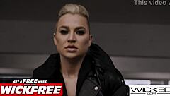 beautiful blondes emma hix and blake blossom enjoy a hard threesome with deepthroat and handjob