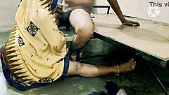 Why is this horny Indian maid bending over for rough anal? She takes monster cock deep in homemade pounding session.