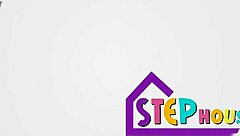 Tall tattooed babe rocky emerson rides passionately then takes rough sex to creampie orgasm