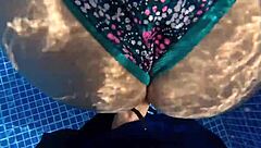 Milf Culona Gets Fucked In The Pool Water Craving That Huge Cock More Than Food!