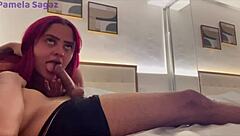 ever wondered how novinho makes pamela sagaz's pussy drip with big natural tits bouncing?