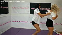 what happens when loser gets diapered in strip wrestling match?