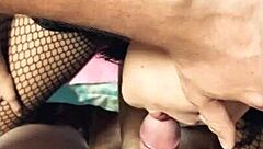 Scandalous Rabab from Tanta demands payment before action! Wild Arab milf with curvy natural tits gets pounded doggystyle in homemade clip.