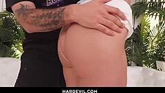 The horny blonde lindsey lakes craves submissive sex with rimjob blowjob and deepthroat action on the monster cock.