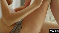 hey, let's make up with passionate kisses and intense pussy licking outdoors