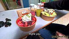 Tight teen 18+ ass hints at huge cock fucking during sensual holiday encounter