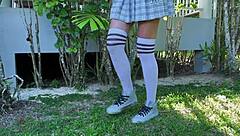 my girlfriend gets excited and moans from playful tickling sessions