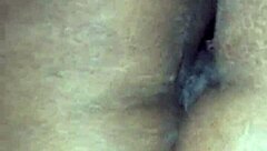 Wet ebony bbw changes panties after getting aroused at home