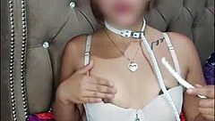 mexican woman masturbates until squirting with intense pleasure