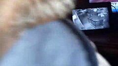 Wet ebony bbw changes panties after getting aroused at home