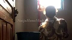 join me in the shower for jerk off instructions with black amateur solo fingering big natural tits and wet pussy lips