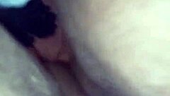 Wet ebony bbw changes panties after getting aroused at home