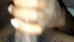 mzansi teen 18+ jerks off solo homemade but pauses last minute for new year celebration