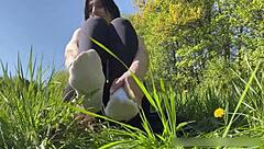 Will you fuck that dirty hottie deep in the wild forest?