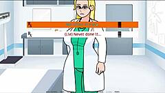 THE DOCTOR Examines Patient in Hospital