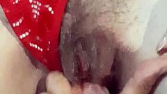 amateur licks pussy then fucks doggystyle with cum in mouth and squirting orgasm for horny best friend in rough hardcore session
