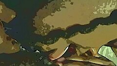 Dildo and Tongue Team Up on Wet Ebony Pussy for Intense Cum Action