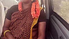 Hey, hot milf chats dirty with guy during car ride fun