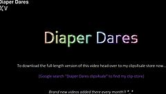 Jessica Morgan Goes To A Pub While Wearing A Pampers Nappy! Daring Outdoor Flashing In Diaper!