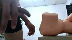 My hot cock exploded twice inside the sex doll during wild roleplay domination