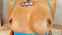 Thick prick dominates wet pussy with huge cumshot in hardcore European amateur blowjob fucking scene