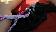 she explores her pussy in a simple way