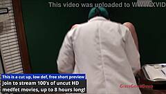 tina lee comet feels so embarrassed during her yearly gyno exam by doctor tampa and nurse angel rose at girlsgonegyno