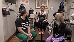 dr tampa takes asian nurse channy crossfire with toys and vibrator in hospital