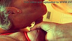 Granny Velma Dinkley in amateur cosplay sucks cock deepthroat pov in mature homemade close-up action